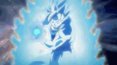 Goku Blue Kamehameha GIF