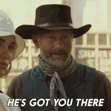 Hes Got You There John Dutton Sr GIF - Hes Got You There John Dutton Sr 1923 GIFs