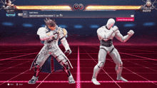 a screenshot of a video game shows a character called kazuya