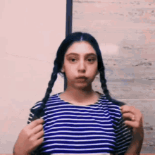 Pigtails Niti Taylor GIF