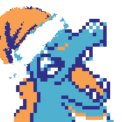 Totodile Christmas Sticker