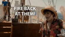 Fire Back At Them Monkey D Luffy GIF