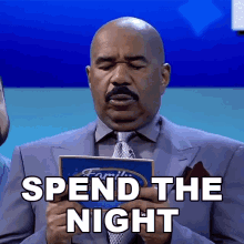 spend the night steve harvey family feud south africa sleepover stay over