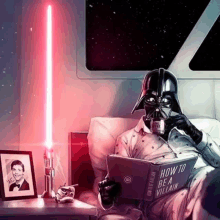 Darth Vader Tea GIF - Darth Vader Tea Reading GIFs
