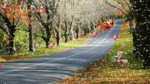 a christmas scene with santa in a sleigh and a guitar player