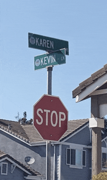 Karen Kevin Stop GIF