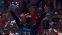 Daniel Vettori Daniel Vettori Wicket GIF - Daniel Vettori Daniel Vettori Wicket Vettori Wicket Celebration GIFs