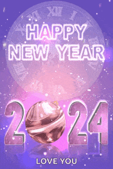 2024 Happy New Year GIF