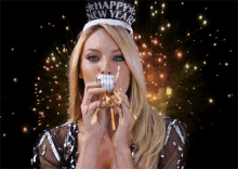Candice GIF - Candice Swanepoel Happy New Year Celebration GIFs