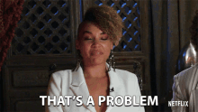 Thats A Problem Allison Hargreeves GIF - Thats A Problem Allison Hargreeves Emmy Lampman GIFs