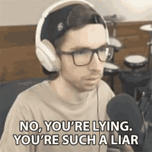 No Youre Lying Youre Such A Liar Brandon Clement GIF