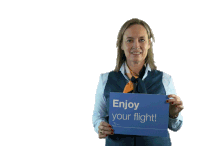 Enjoy Your Flight Flight Sticker - Enjoy Your Flight Flight Enjoy Stickers