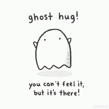 Ghost Hug Ghost GIF - Ghost Hug Ghost You Can Feel It GIFs