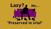 a man is sitting on a couch with the words " lazy " and " no "