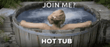 Hot Tub Relax GIF - Hot Tub Relax Woman GIFs