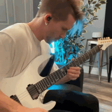 Head Banging Cole Rolland GIF - Head Banging Cole Rolland Guitar Solo GIFs