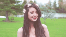 Zoella GIF - Zoella Flower Crown Pretty GIFs