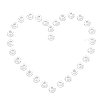 Heart Diamonds Sticker - Heart Diamonds Sparkling Stickers