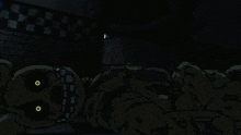 a cartoon drawing of a man laying down with a checkered floor behind him
