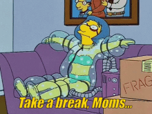 Mothers Day Simpsons GIF - Mothers Day Simpsons Jacuzzi Suit GIFs