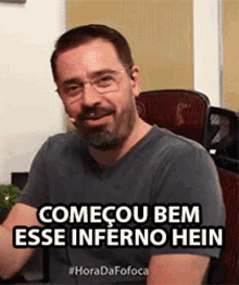 Comecou Bem Esse Inferno Hein This Hell Started Out Fine GIF