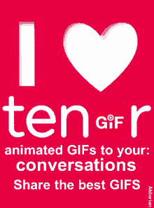 animated greeting card tenor logo