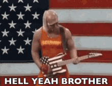 Hell Yeah Brother Hulk Hogan GIF - Hell Yeah Brother Hulk Hogan Guitar GIFs