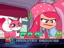 strawberry shortcake disgusted angry absolutely rage