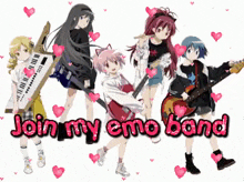 Madoka Magica Emo Band GIF - Madoka Magica Emo Band GIFs
