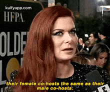 Hfpa.Oldetheir Female Co-hosts The Same As Theirmale Co-hosts:.Gif GIF - Hfpa.Oldetheir Female Co-hosts The Same As Theirmale Co-hosts: Ahhhh Hindi GIFs