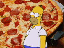 the simpsons homer pizza homer simpson pizza day