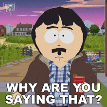 Why Are You Saying That Randy Marsh GIF - Why Are You Saying That Randy Marsh South Park Spring Break GIFs