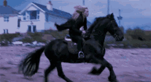 Gillian Anderson GIF - Gillian Anderson Horse GIFs