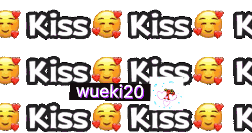 Kiss Emoji Sticker - Kiss Emoji Stickers