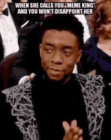 Chadwick Boseman Meme GIF - Chadwick Boseman Meme Black Panther GIFs