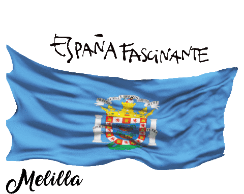 Melilla Flag Spain Sticker - Melilla Flag Spain Morocco Stickers