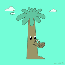 Tree Coconut GIF