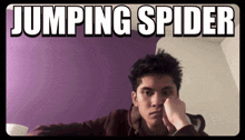 Jumping Spider Hispanic Man Silly GIF - Jumping Spider Hispanic Man Jumping Spider Hispanic Man GIFs