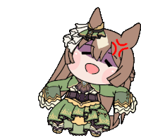a cartoon drawing of a girl with a bow on her head