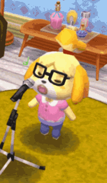 Isabelle Singing GIF - Isabelle Singing GIFs