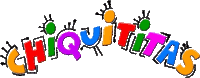 a colorful logo for chiquita 's shows a cartoon character