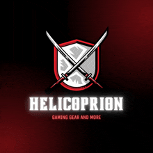 a logo for helicopterion gaming gear and more