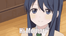 Hi Momori Anime GIF - Hi Momori Anime Girl Smile GIFs