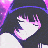 a purple and white background with a few lines of light