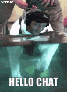 Hello Chat GIF - Hello Chat Cat GIFs