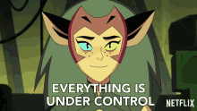 Everything Is Under Control Catra GIF - Everything Is Under Control Catra Shera And The Princesses Of Power GIFs