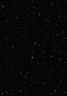 a black background with lots of white stars on it .