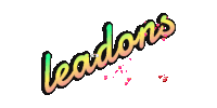 the word leadons is surrounded by hearts on a white background