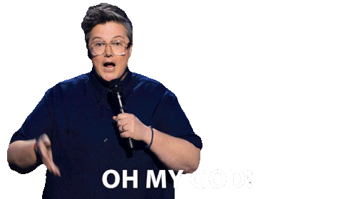 Oh My God Im So Surprised Hannah Gadsby Sticker - Oh My God Im So Surprised Hannah Gadsby Hannah Gadsby Something Special Stickers
