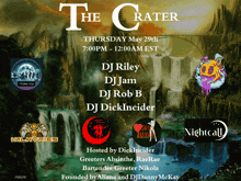 a poster for the crater on thursday may 29